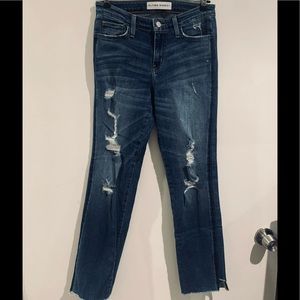 Flying monkey skinny distressed jeans 27